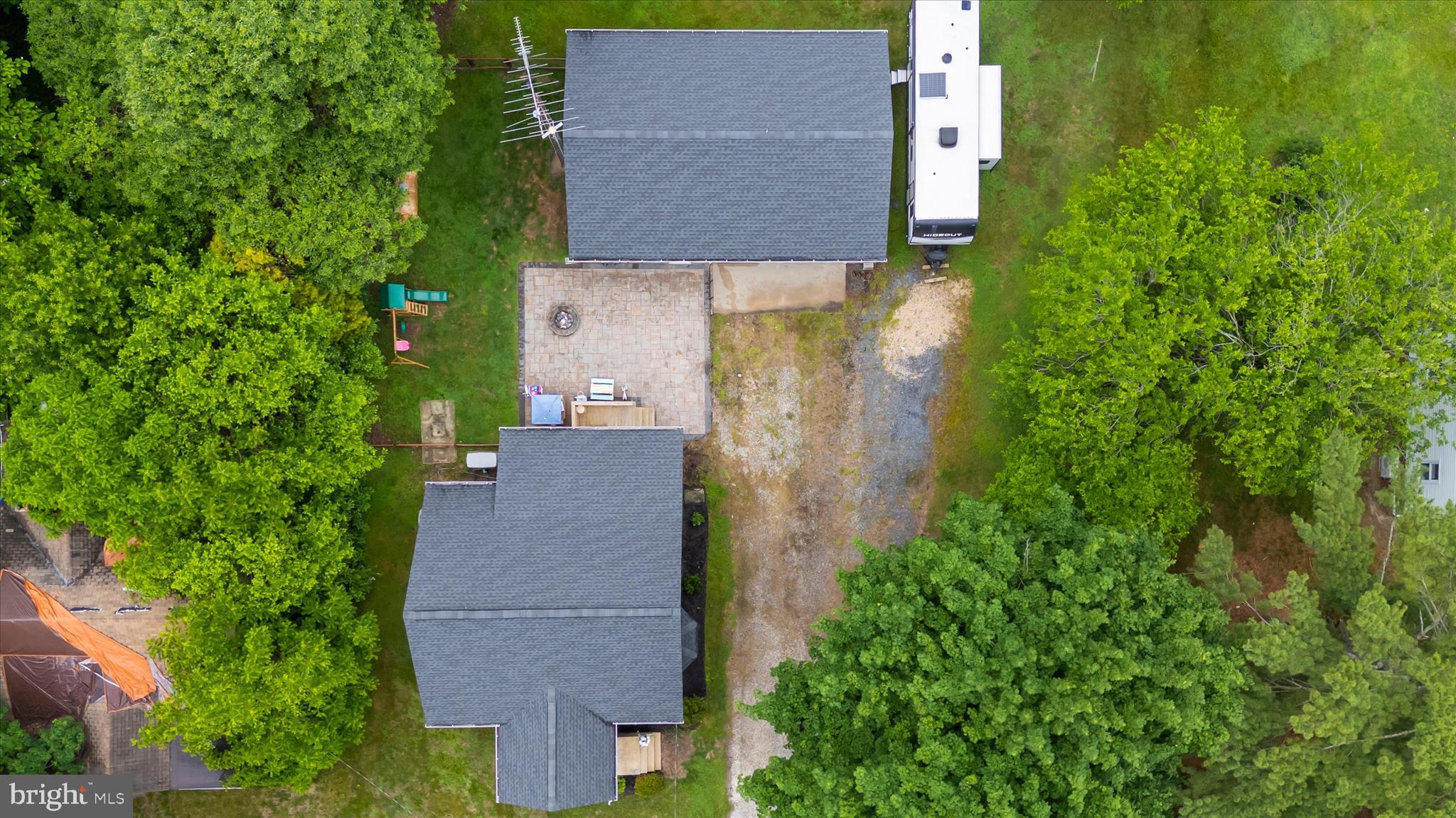 11994 Cordova Road Cordova, MD 21625 - Photo 47 of 57 an aerial view of residential houses with outdoor space and trees all around