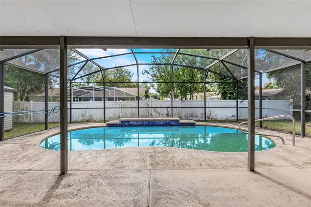 a view of small yard