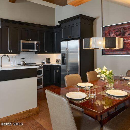 16 Vail Road, Unit 316 Vail, CO 81657 - Photo 8 of 16 Sebastian Dining and Kitchen