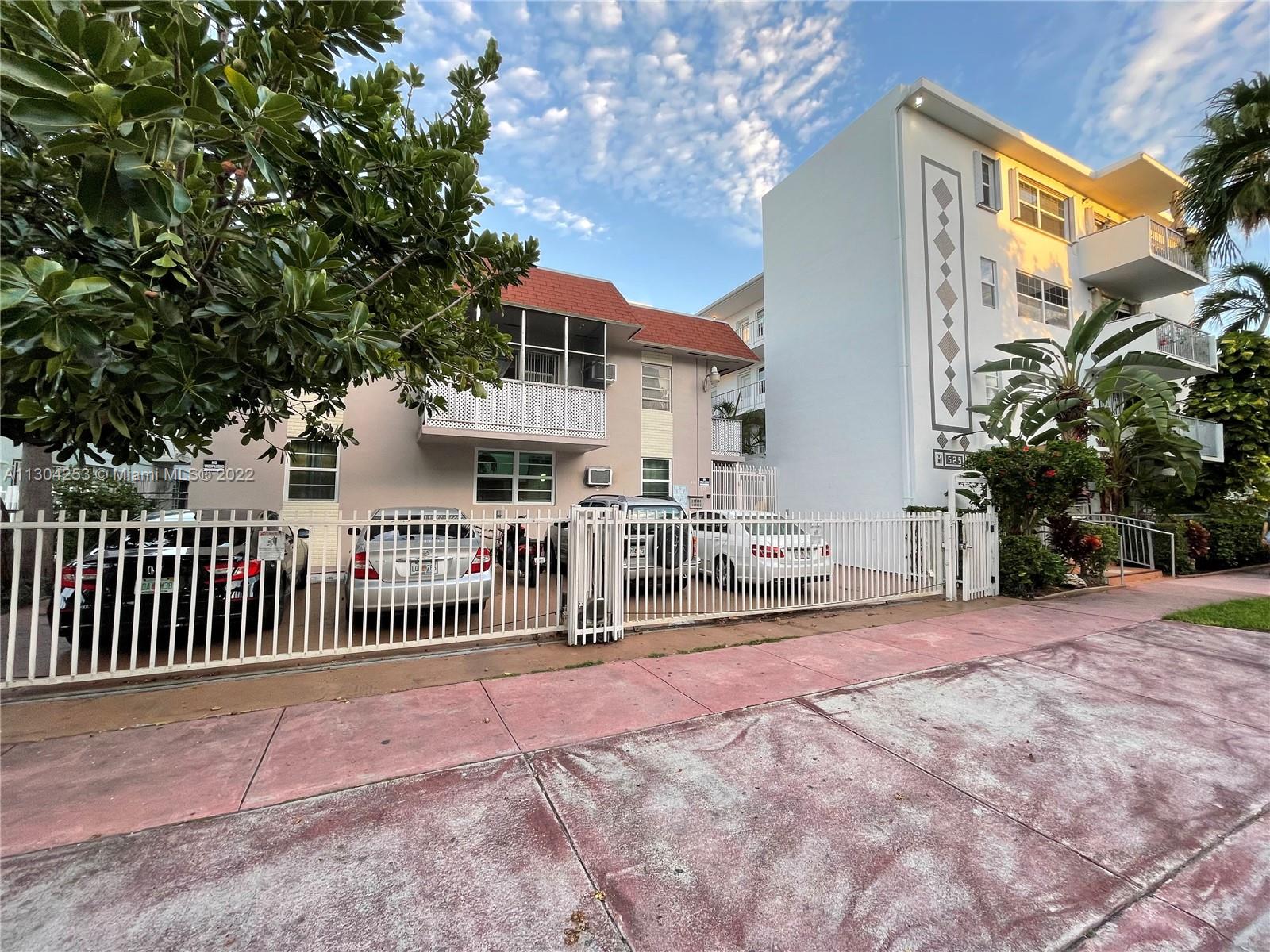 533 Meridian Avenue, Unit 6 Miami Beach, FL 33139 - Photo 1 of 14 a view of a house with backyard and sitting area