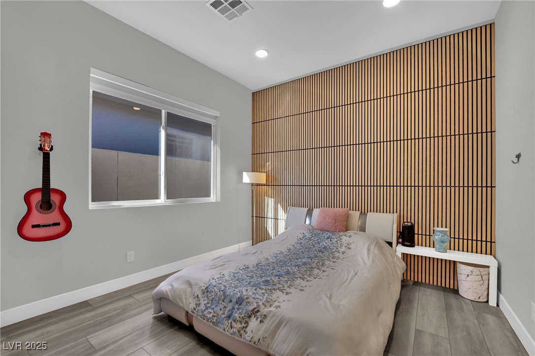 397 Highview Rdg Avenue Las Vegas, NV 89138 - Photo 60 of 97 Bedroom featuring wood finished floors and recessed lighting