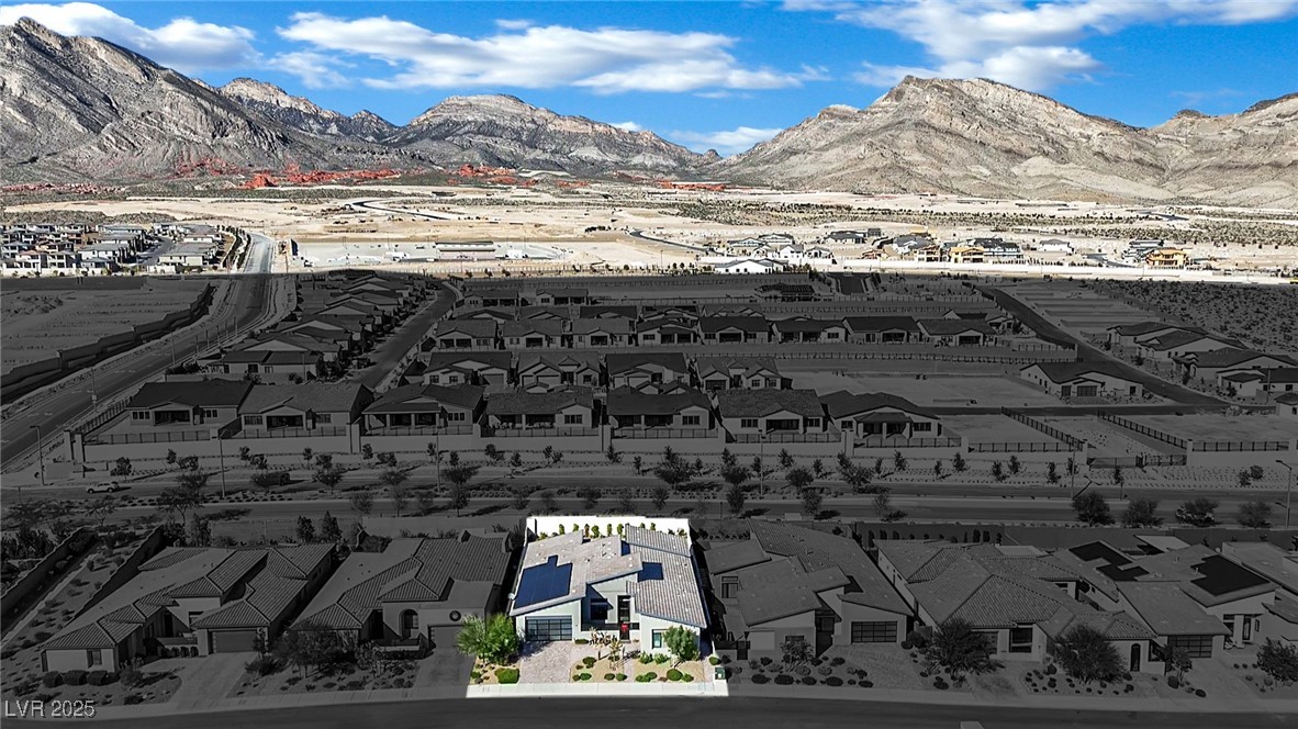 397 Highview Rdg Avenue Las Vegas, NV 89138 - Photo 72 of 97 Mountain view with nearby suburban area