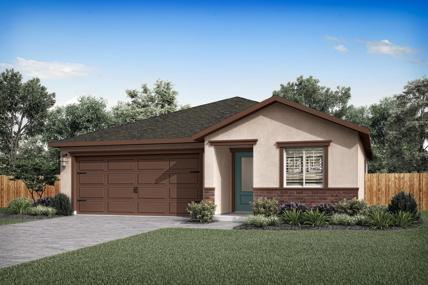 3077 Isley Way Stockton, CA 95212 - Photo 1 of 10 a front view of a house with a garden and yard