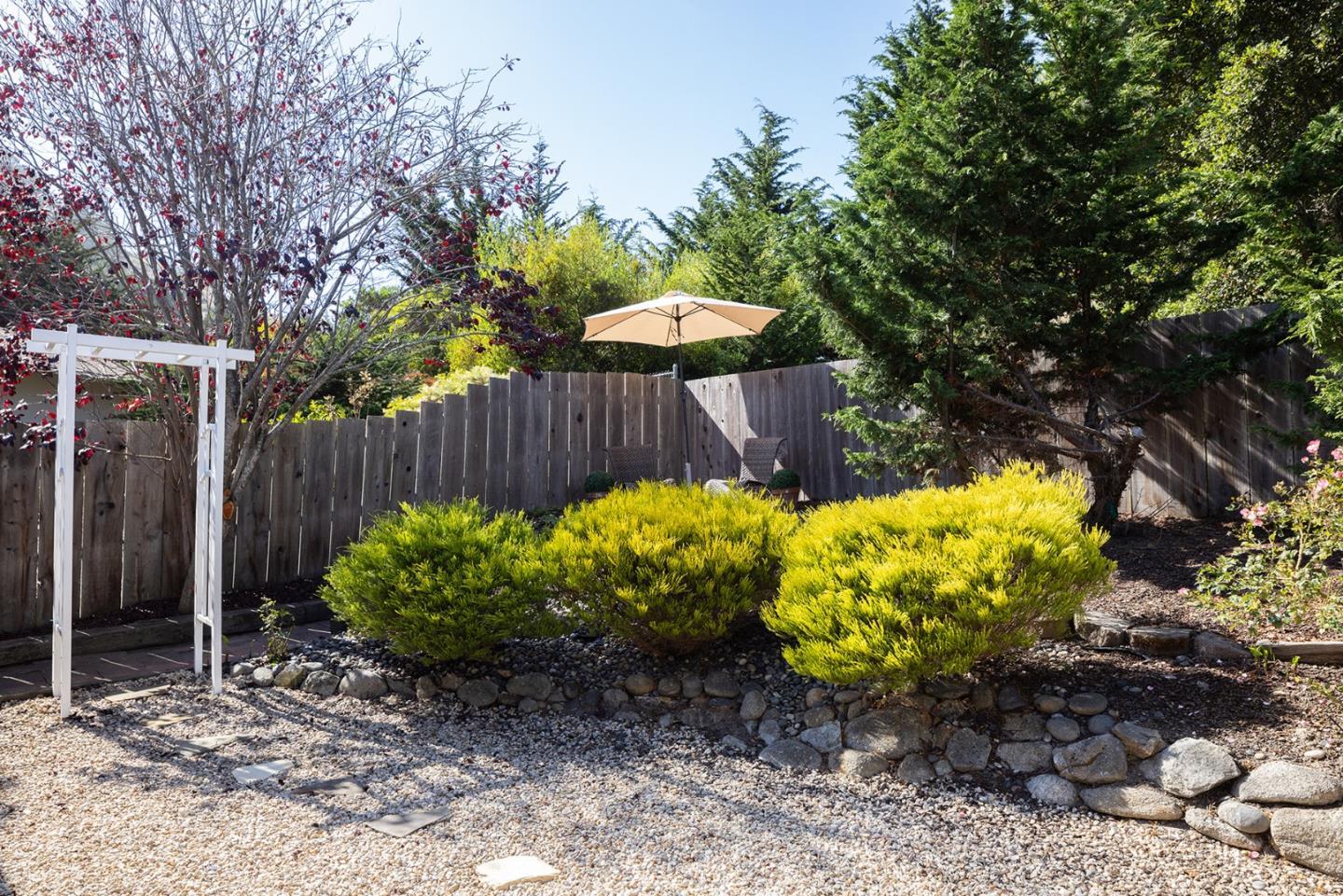 3050 Ribera Road Carmel, CA 93923 - Photo 25 of 27 a view of a backyard with plants and flowers