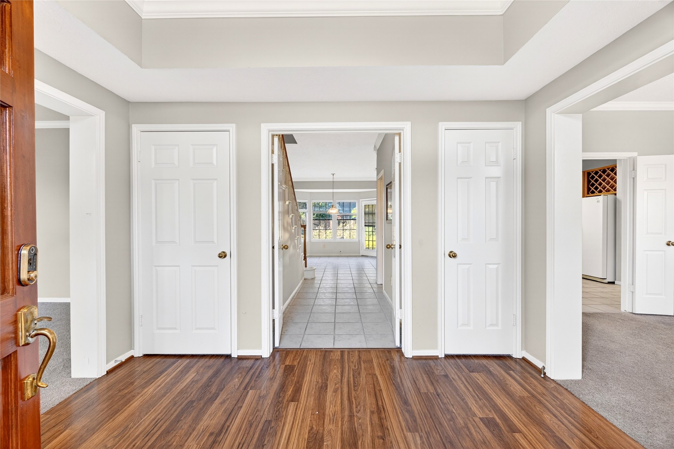 10615 Vandercroft Court Houston, TX 77070 - Photo 9 of 47 wooden floor in an empty room