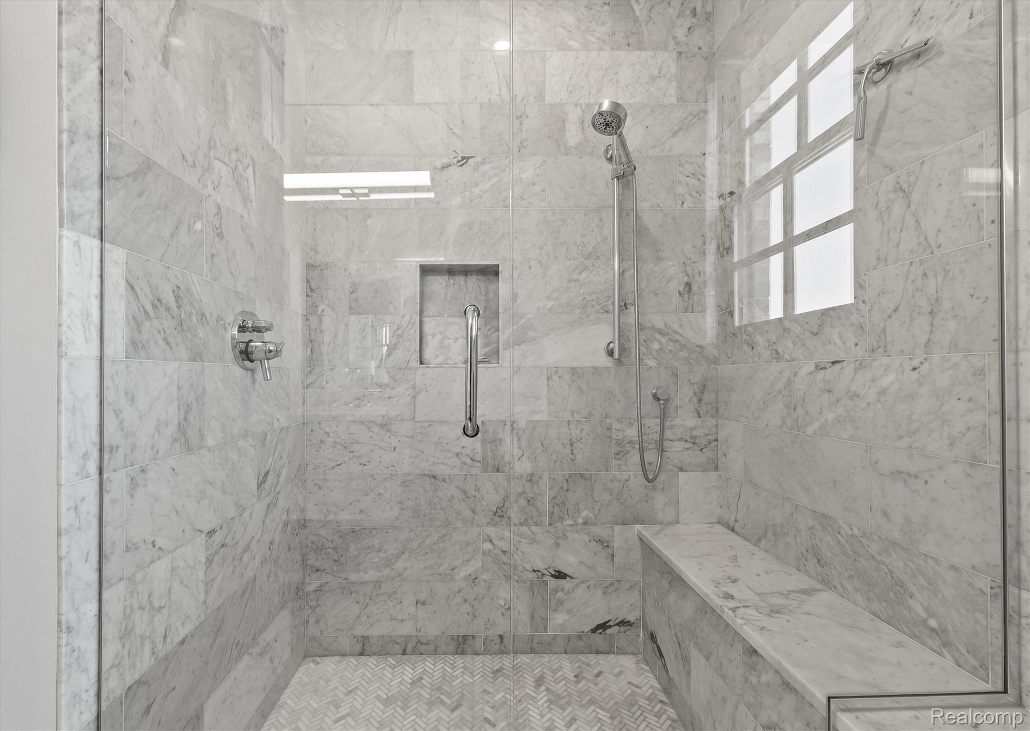 936 West Eleven Mile Road Royal Oak, MI 48067 - Photo 10 of 19 Full bathroom with a marble finish shower