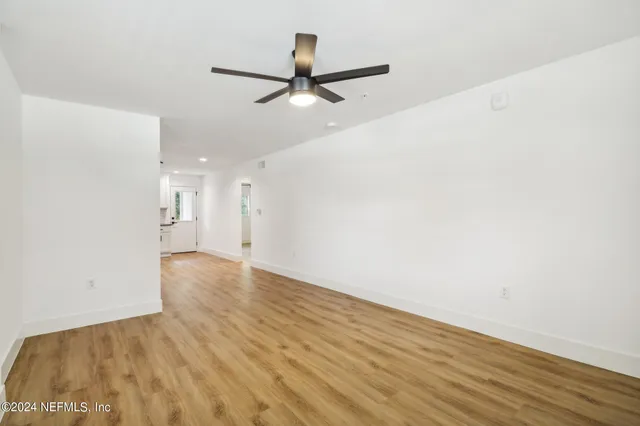 wooden floor in an empty room
