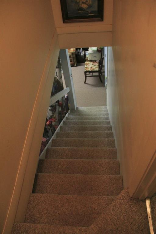 184 Indian Rest Road Harpswell, ME 04079 - Photo 33 of 35 Stairway to partially finished basement.