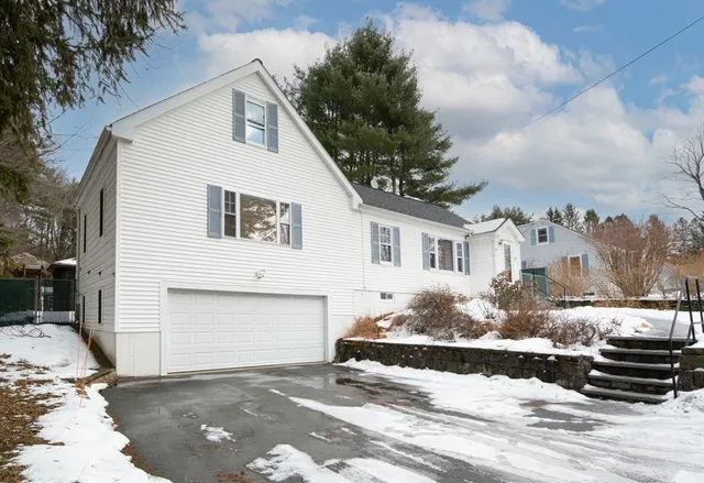 a view of a white house