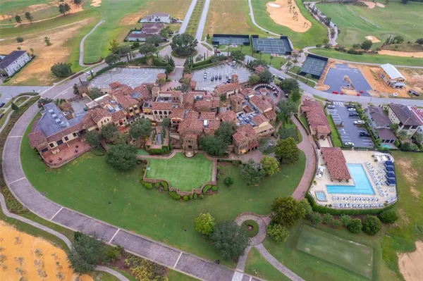 an aerial view of a