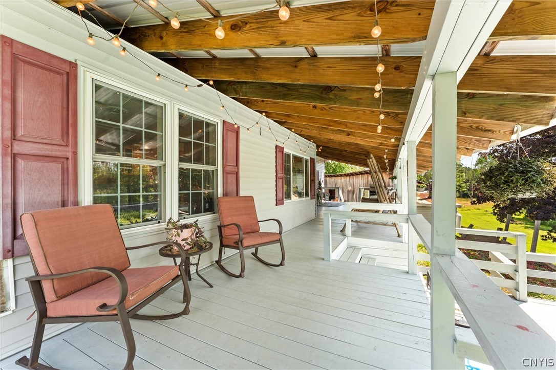 5550 Huntington Camp Road Eaton, NY 13334 - Photo 23 of 32 Back deck