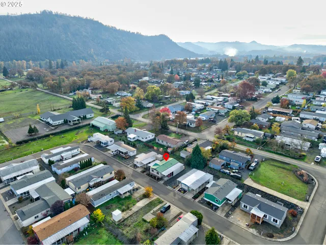 an aerial view of city