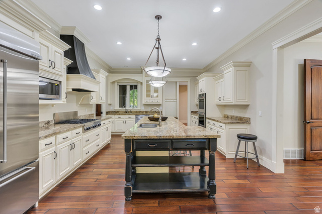 650 East Center Street Alpine, UT 84004 - Photo 9 of 38 Kitchen island with double sink