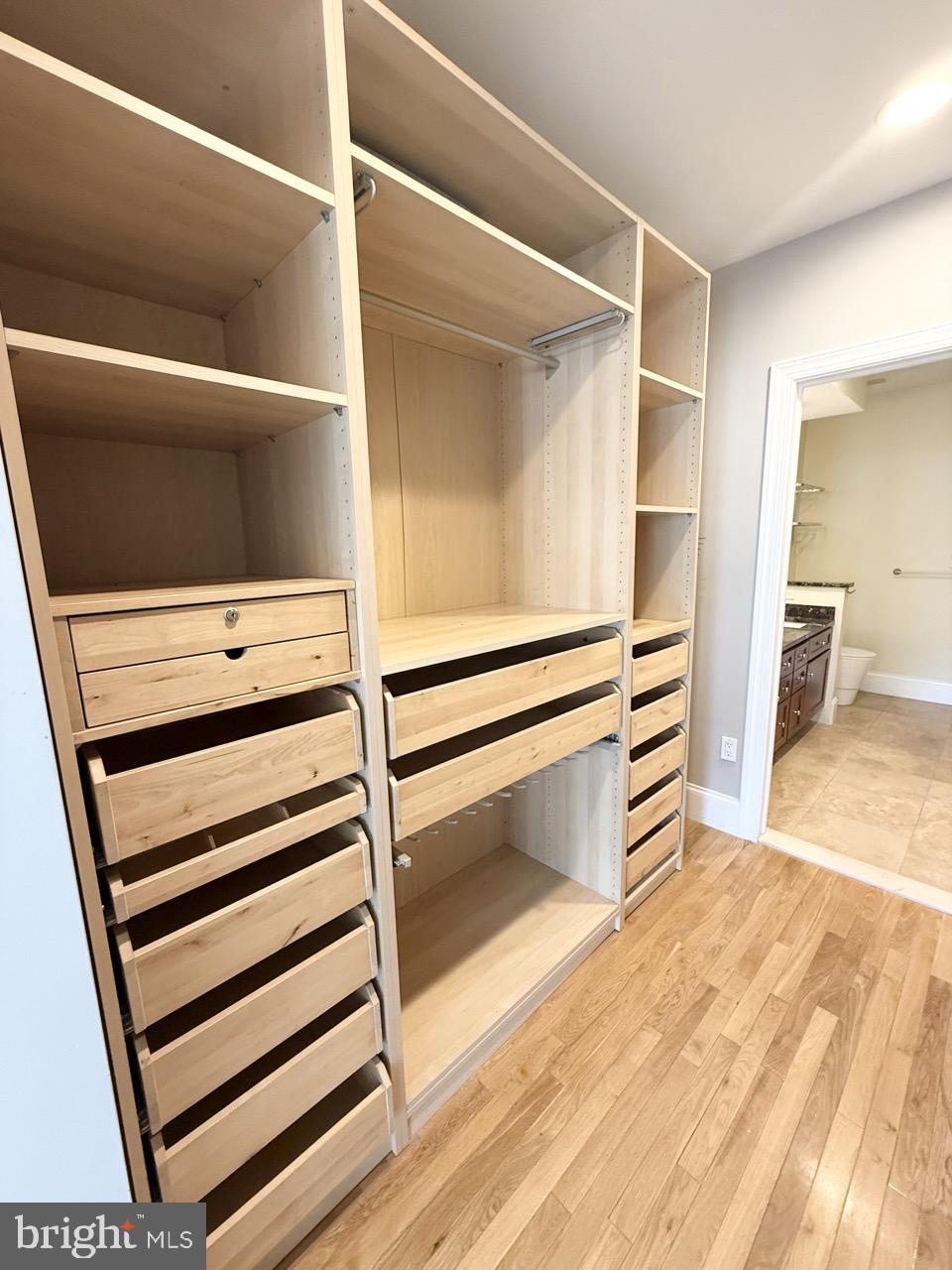 26 North 3rd Street, Unit 3 Philadelphia, PA 19106 - Photo 24 of 50 a view of walk in closet with empty racks
