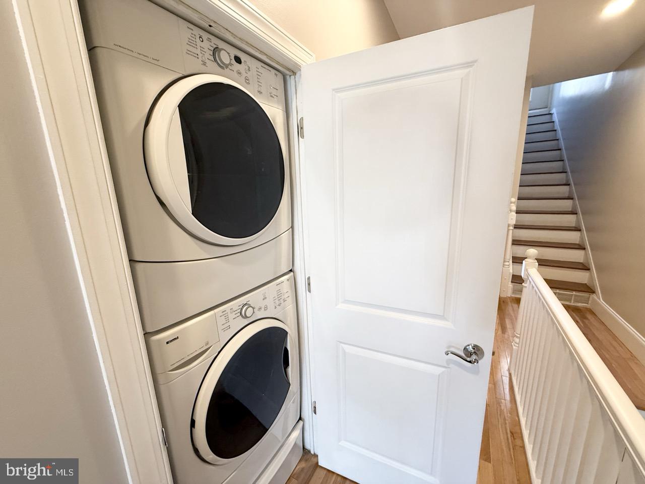 26 North 3rd Street, Unit 3 Philadelphia, PA 19106 - Photo 29 of 50 a utility room with dryer and washer