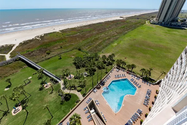 a view of an ocean from a balcony