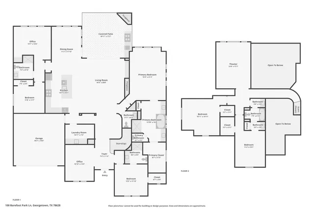 $1,215,000 | 100 Barefoot Park Lane, Georgetown, TX 78628