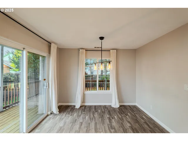 a view interior of a house with wooden floor and floors