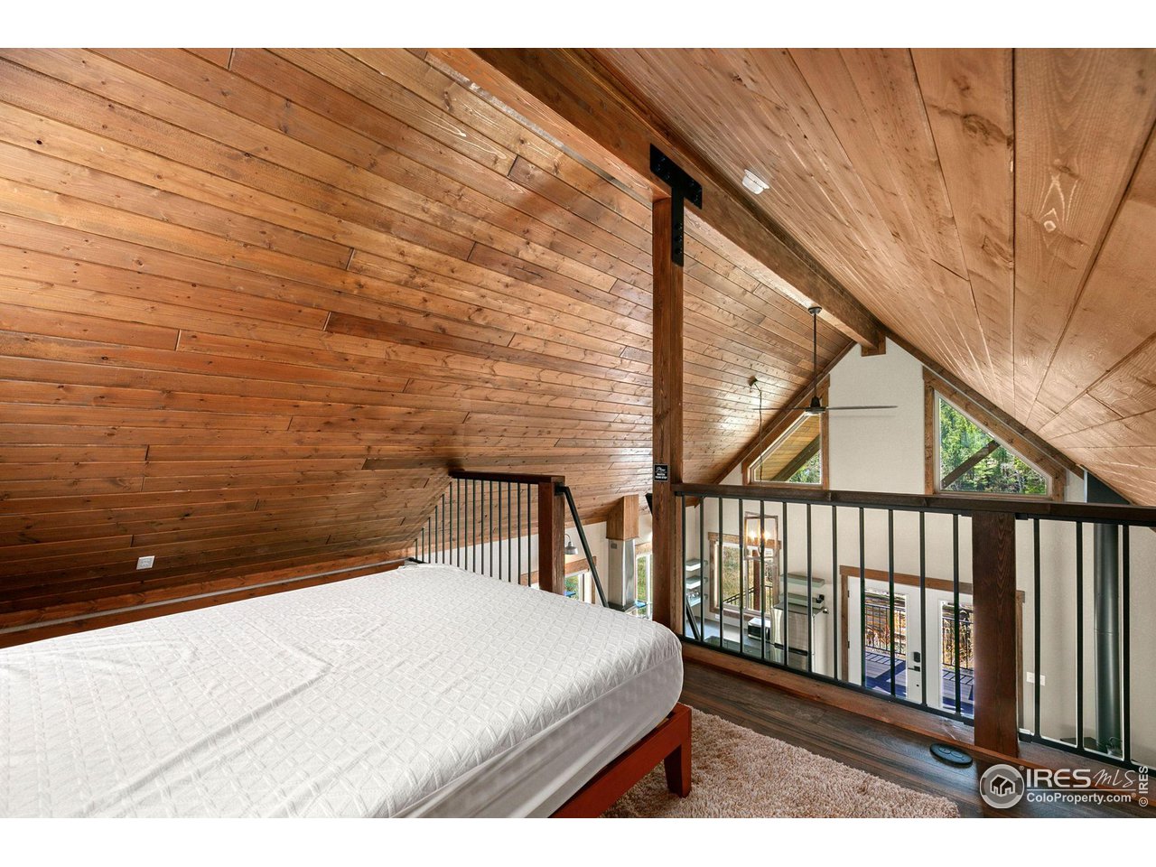 37 Caddo Road Red Feather Lakes, CO 80545 - Photo 15 of 20 Loft Bedroom