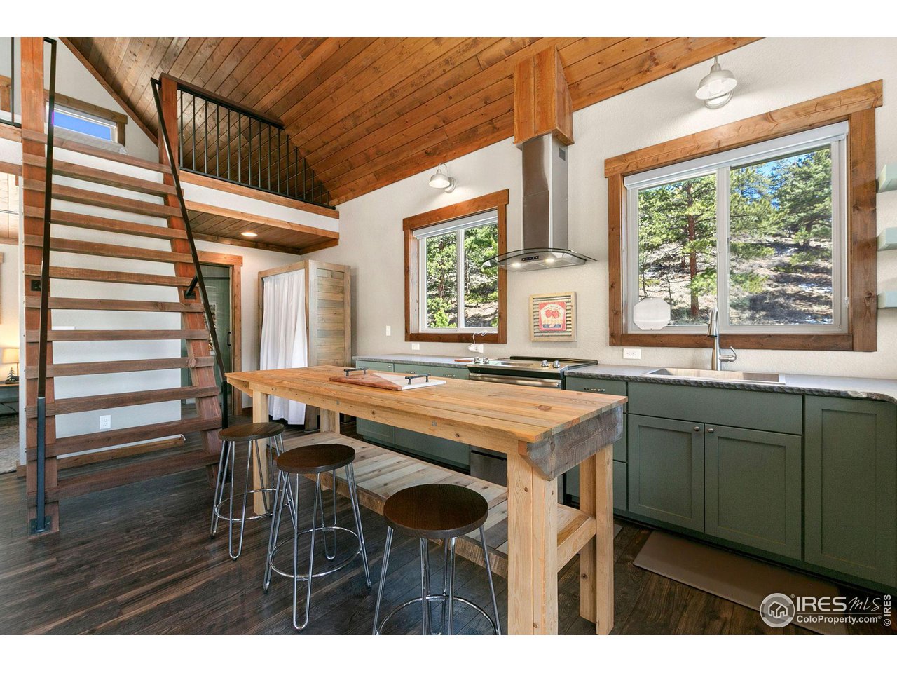 37 Caddo Road Red Feather Lakes, CO 80545 - Photo 6 of 20 Custom Kitchen Island
