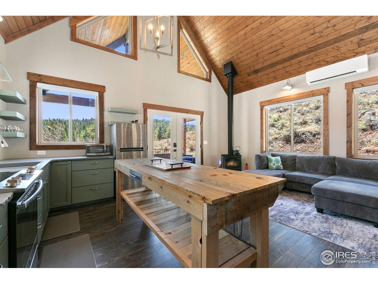 37 Caddo Road Red Feather Lakes, CO 80545 - Photo 20 of 20 Vaulted Ceilings/ Open Floor Plan