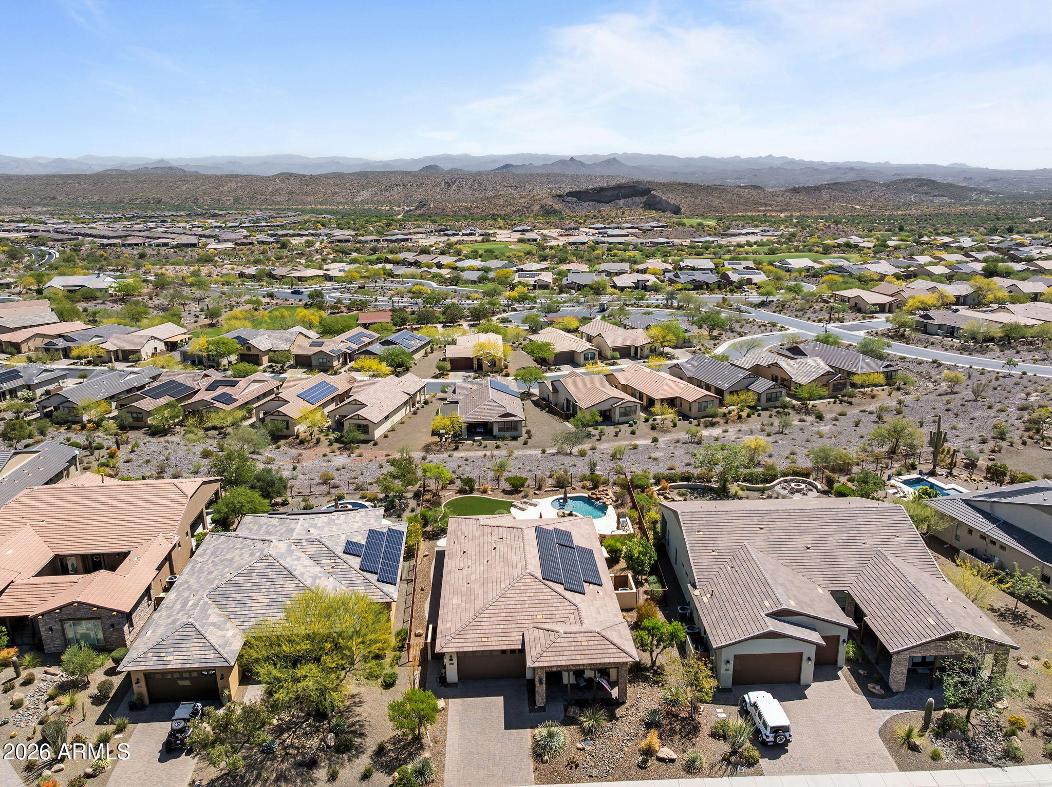 3855 Gold Ridge Road Wickenburg, AZ 85390 - Photo 35 of 38 an aerial view of a