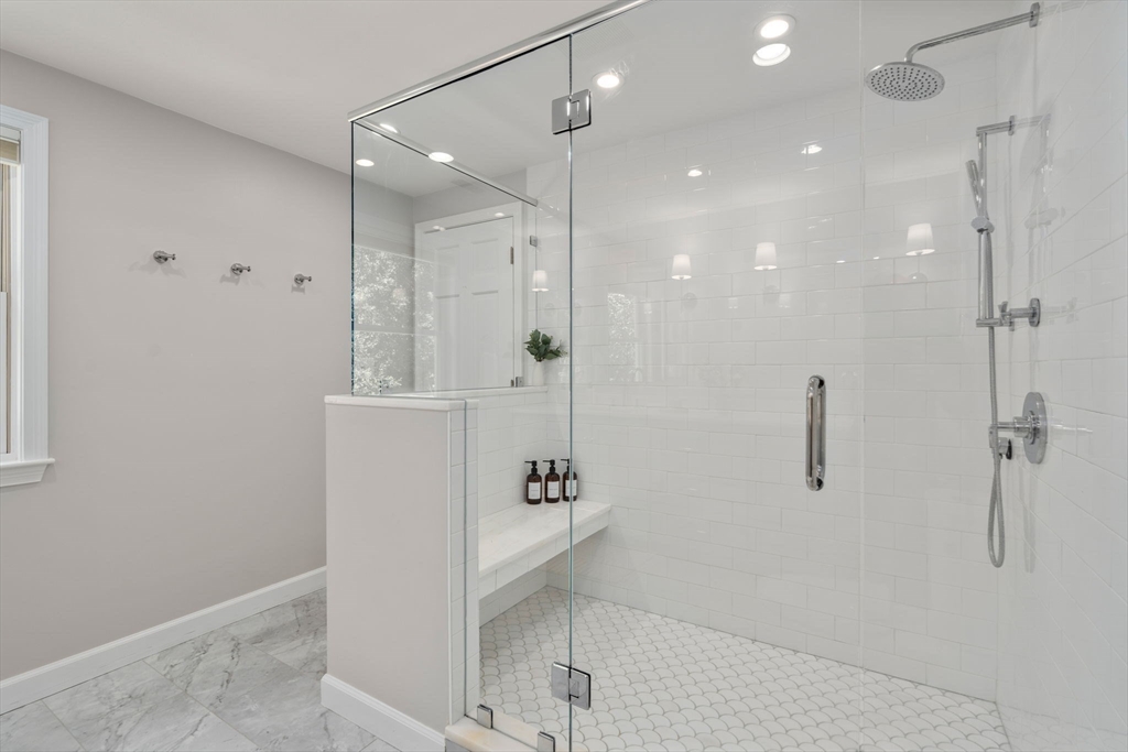 429 Warren Street Needham, MA 02492 - Photo 30 of 40 a bathroom with a shower