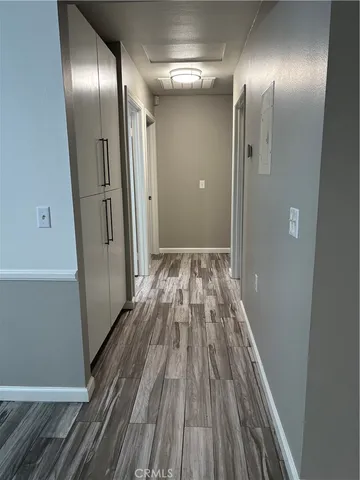 a view of a livingroom with a chandelier