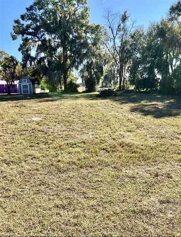 a view of outdoor space with garden