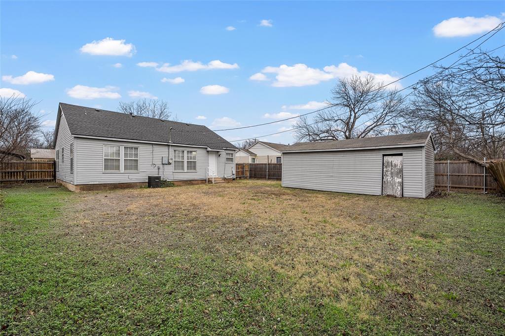 3104 Fadal Avenue Waco, TX 76708 - Photo 15 of 17 a view of a house with a back yard