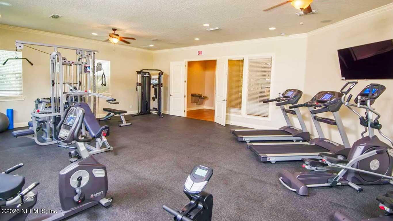 44 Utina Way St. Augustine, FL 32084 - Photo 43 of 48 a view of a room with gym equipment