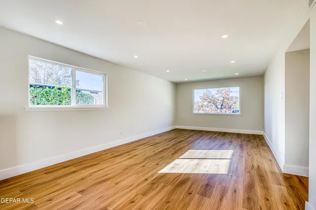 wooden floor in an empty room