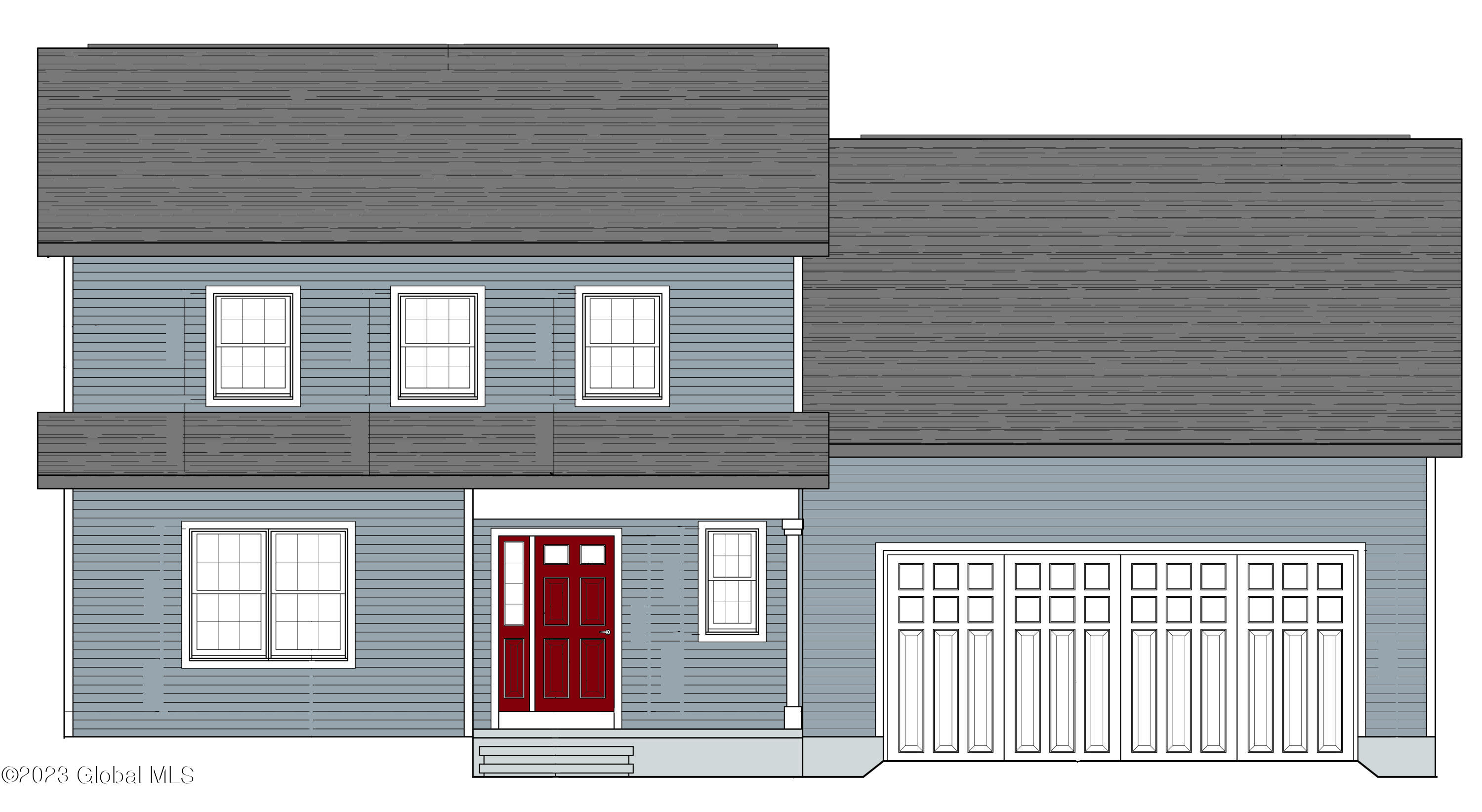 8 Parkhurst Road Wilton, NY 12831 - Photo 1 of 3 Front Elevation w Color Door