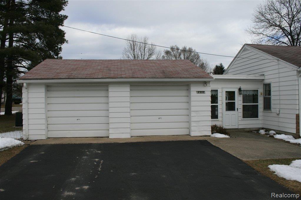 2 car attached Garage