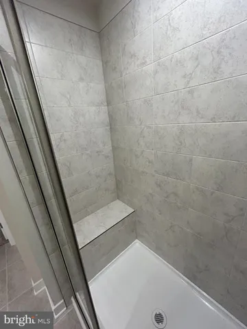 an empty room with an entryway