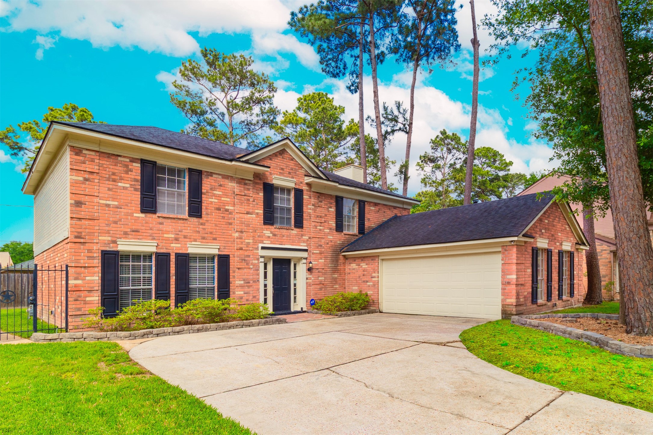 20214 Woodsboro Court Spring, TX 77388 - Photo 1 of 50 GORGEOUS 4 BEDROOM HOME IN THE OAKS OF DEVONSHIRE! LENNOX 17 SEER AC in 2018! TANKLESS WATER HEATER in 2025! WHOLE HOUSE EPOXY TREATMENT OF PLUMBING SYSTEM!