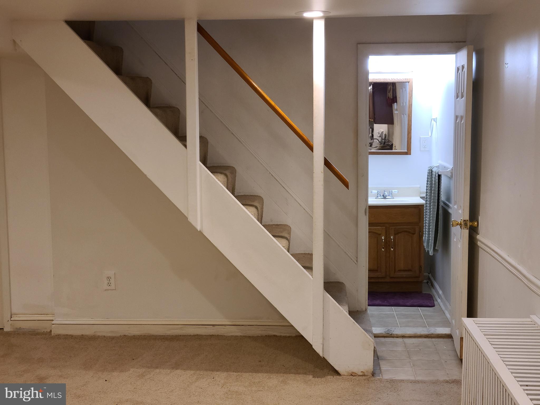 243 Mallow Hill Road Baltimore, MD 21229 - Photo 7 of 17 Stairs to Lower Level