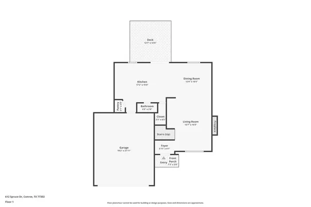 $1,800 | 612 Spruce Drive, Conroe, TX 77302