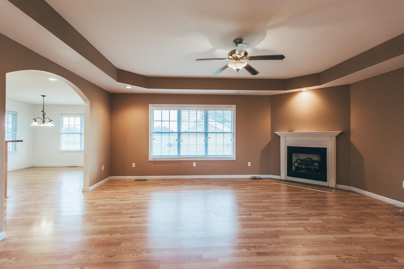 3004 Galen Road Lafayette, TN 37083 - Photo 6 of 30 Spacious open living room with gas fireplace.