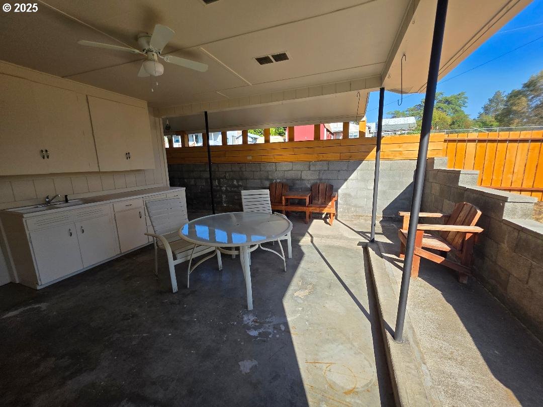 614 Staats Avenue Maupin, OR 97037 - Photo 35 of 39 a view of a dining room with furniture window and outside view