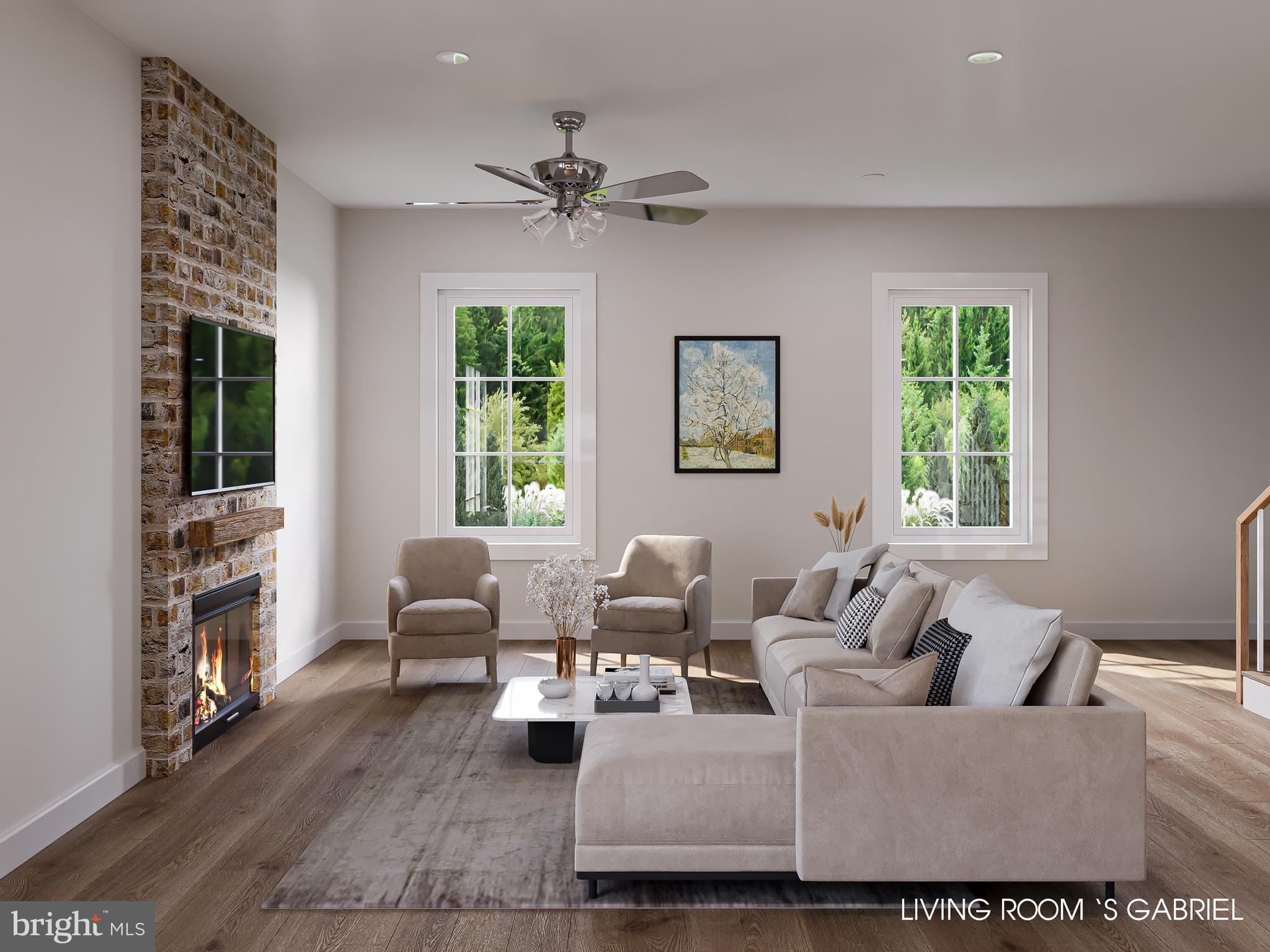 251 Rossmann Boulevard Winchester, VA 22602 - Photo 2 of 5 a living room with furniture and floor to ceiling windows