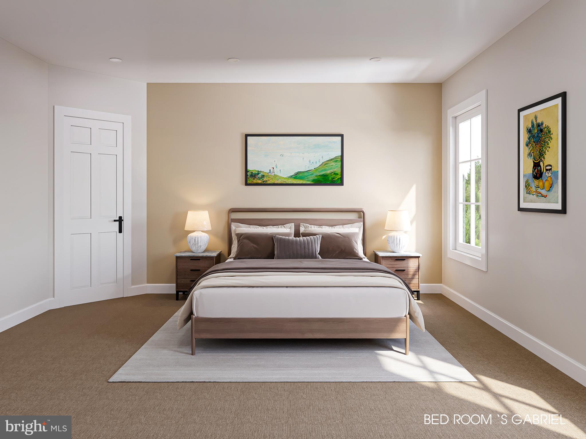 251 Rossmann Boulevard Winchester, VA 22602 - Photo 4 of 5 a spacious bedroom with a bed and painting on the wall