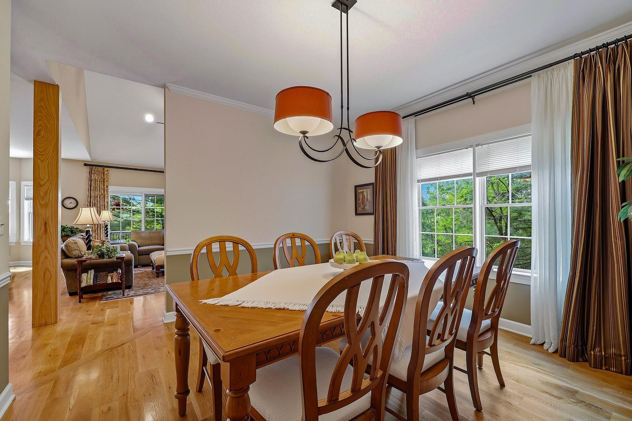 759 Rife's Ford Road Verona, VA 24482 - Photo 19 of 66 a view of a dining room with furniture window and wooden floor