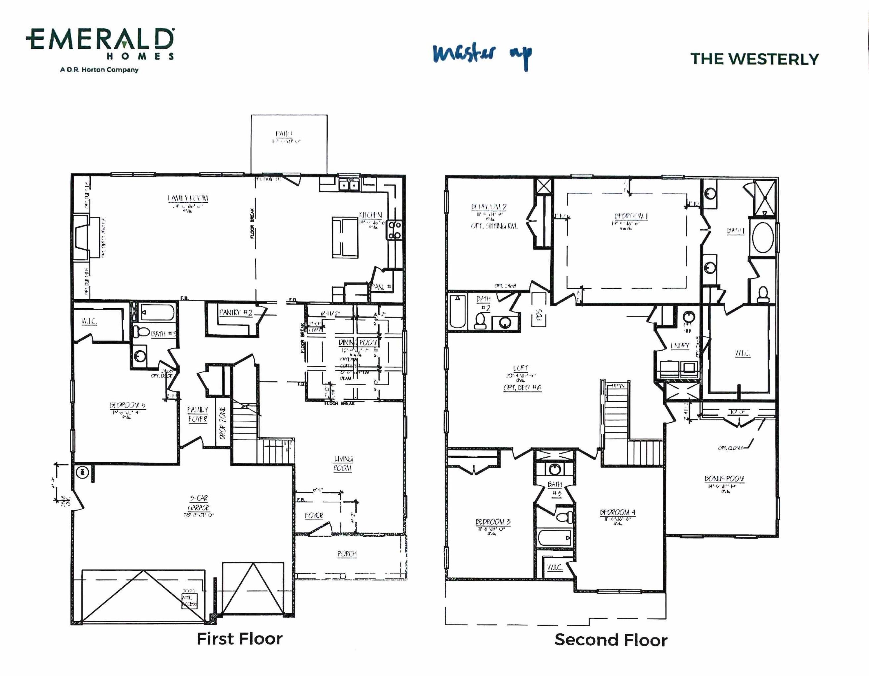 109 Box Girder Road Huger, SC 29450 - Photo 36 of 36 WesterlyFloorPlan