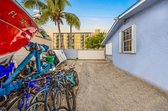a bedroom with a bed and couch