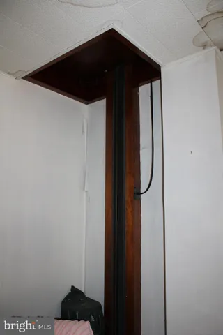 a close view of walk in closet