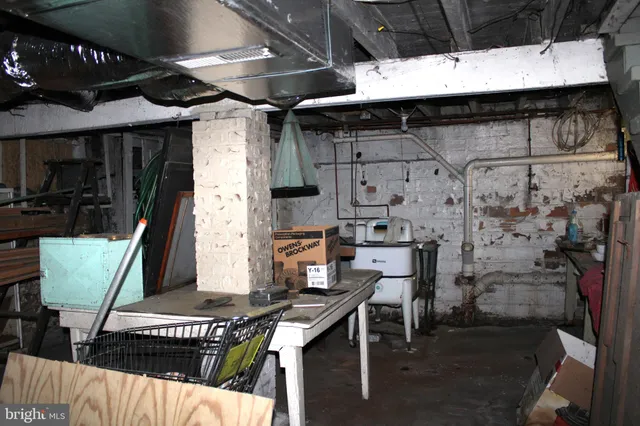 a view of water heater room