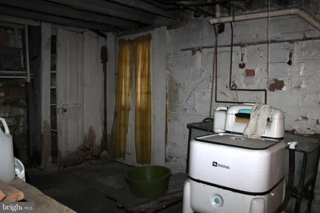 a view of water heater room