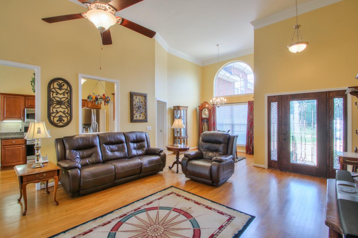 1013 Rhett Place Lebanon, TN 37087 - Photo 3 of 23 Beautiful front door and gleaming hardwood floors.