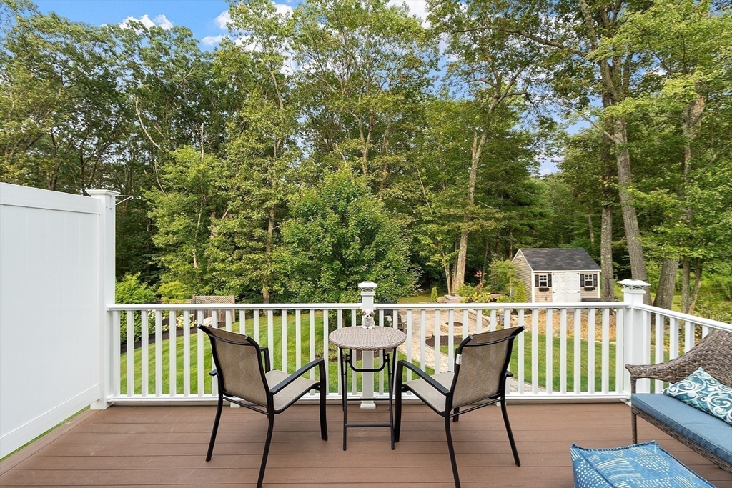 46 Jordan Road Holden, MA 01520 - Photo 33 of 42 a view of a chairs and table in the balcony